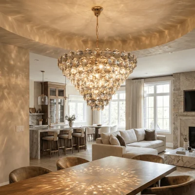luxury-crystal-chandelier-open-concept-dining-living-room